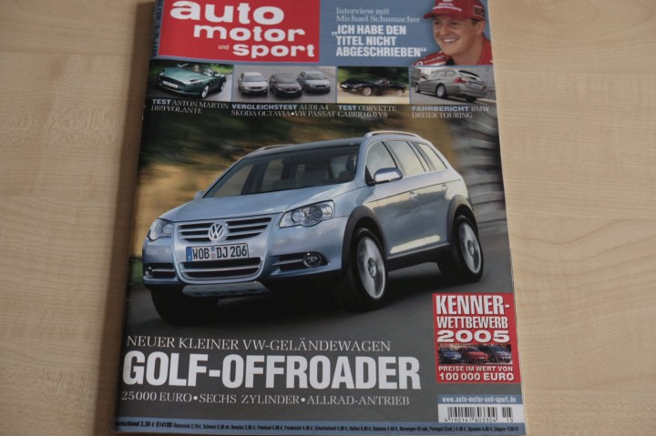 Deckblatt Auto Motor und Sport (15/2005)